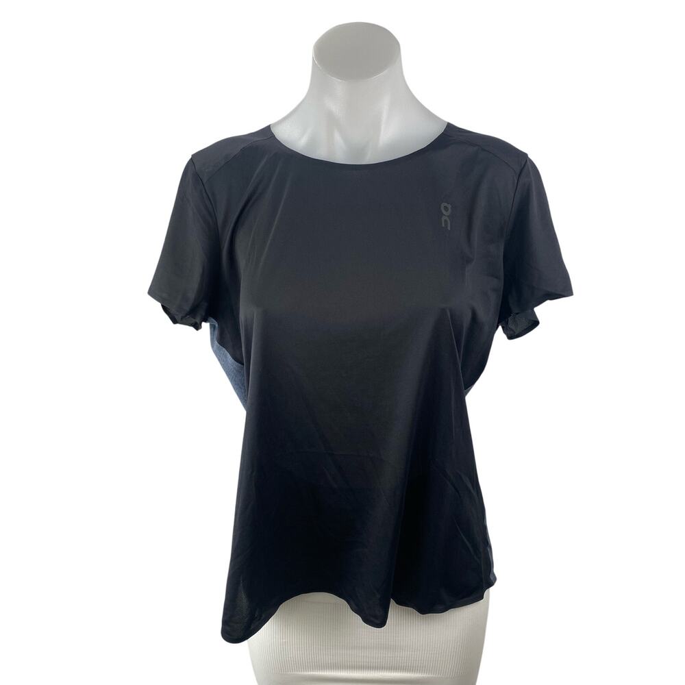 On Running Performance Short Sleeve Yoga Gym Athletic Activewear T-Shirt Top L